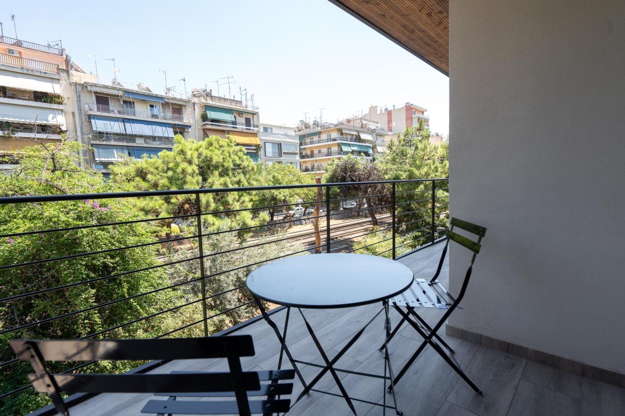 Your Base Comfy In Petralona, Steps To Metro *